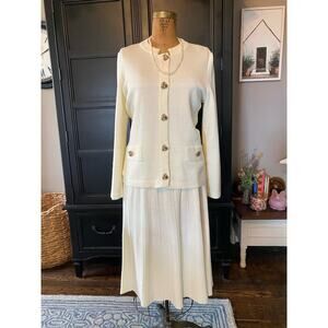 Vintage Two Piece Mita Knit Suit 10 Made in the USA